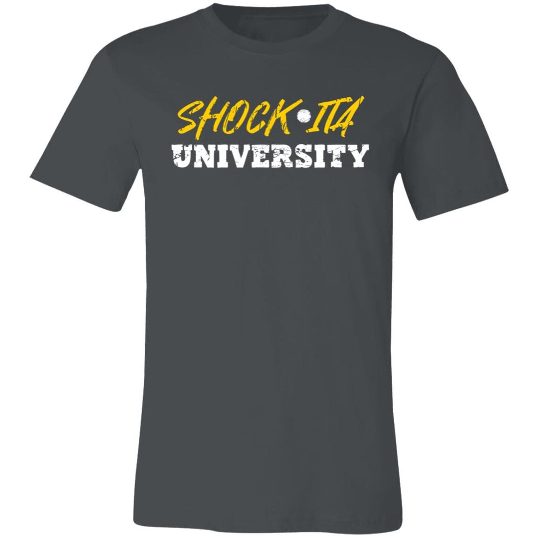 Shock-ita Univ Jersey Short-Sleeve T-Shirt - T-Shirts - Positively Sassy - Shock-ita Univ Jersey Short-Sleeve T-Shirt