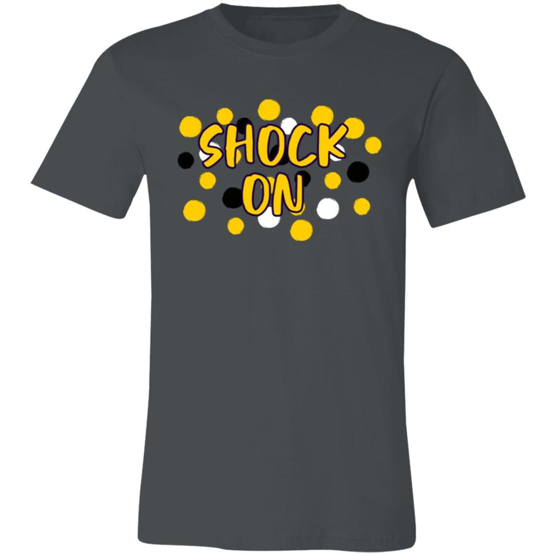 Shock On Spots Unisex Jersey Short-Sleeve T-Shirt - T-Shirts - Positively Sassy - Shock On Spots Unisex Jersey Short-Sleeve T-Shirt