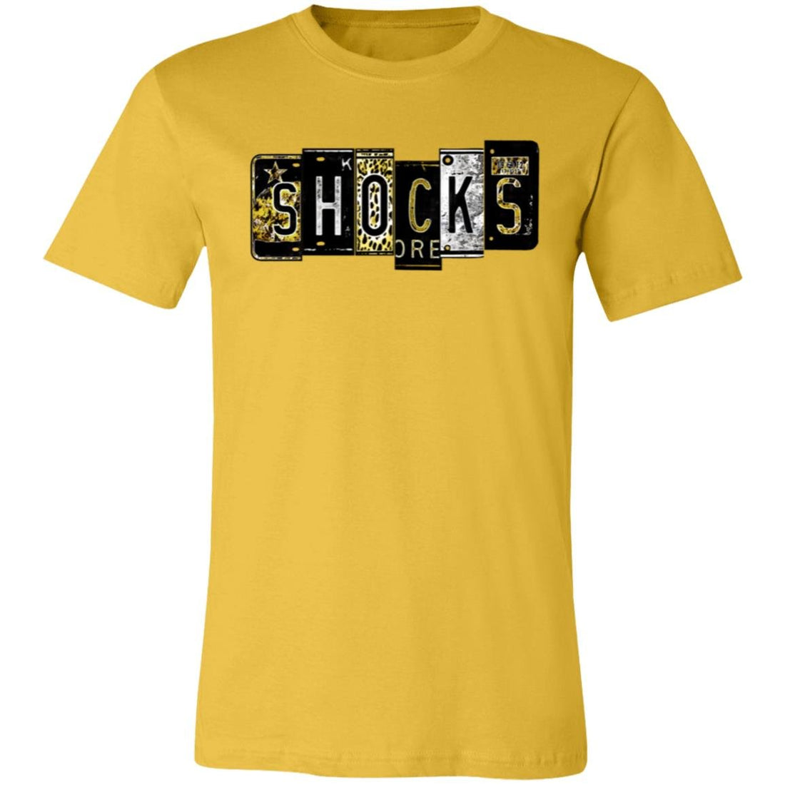 Shocks Plates Short-Sleeve T-Shirt - T-Shirts - Positively Sassy - Shocks Plates Short-Sleeve T-Shirt