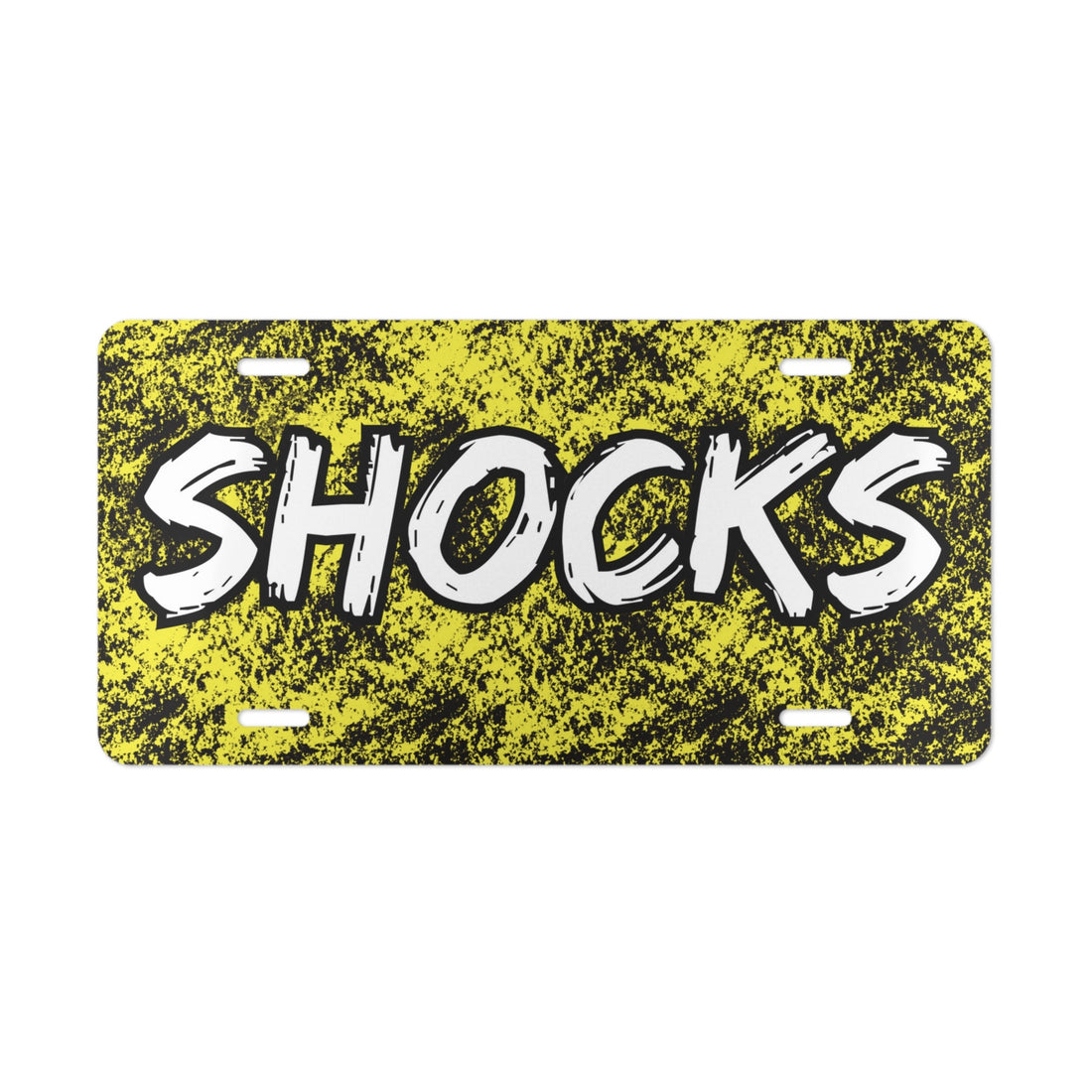 Shocks Vanity Plate - Accessories - Positively Sassy - Shocks Vanity Plate