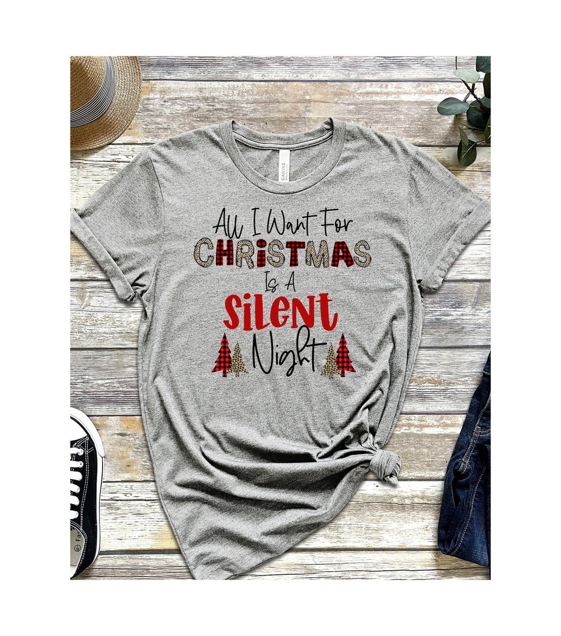 Silent Night - T-Shirts - Positively Sassy - Silent Night