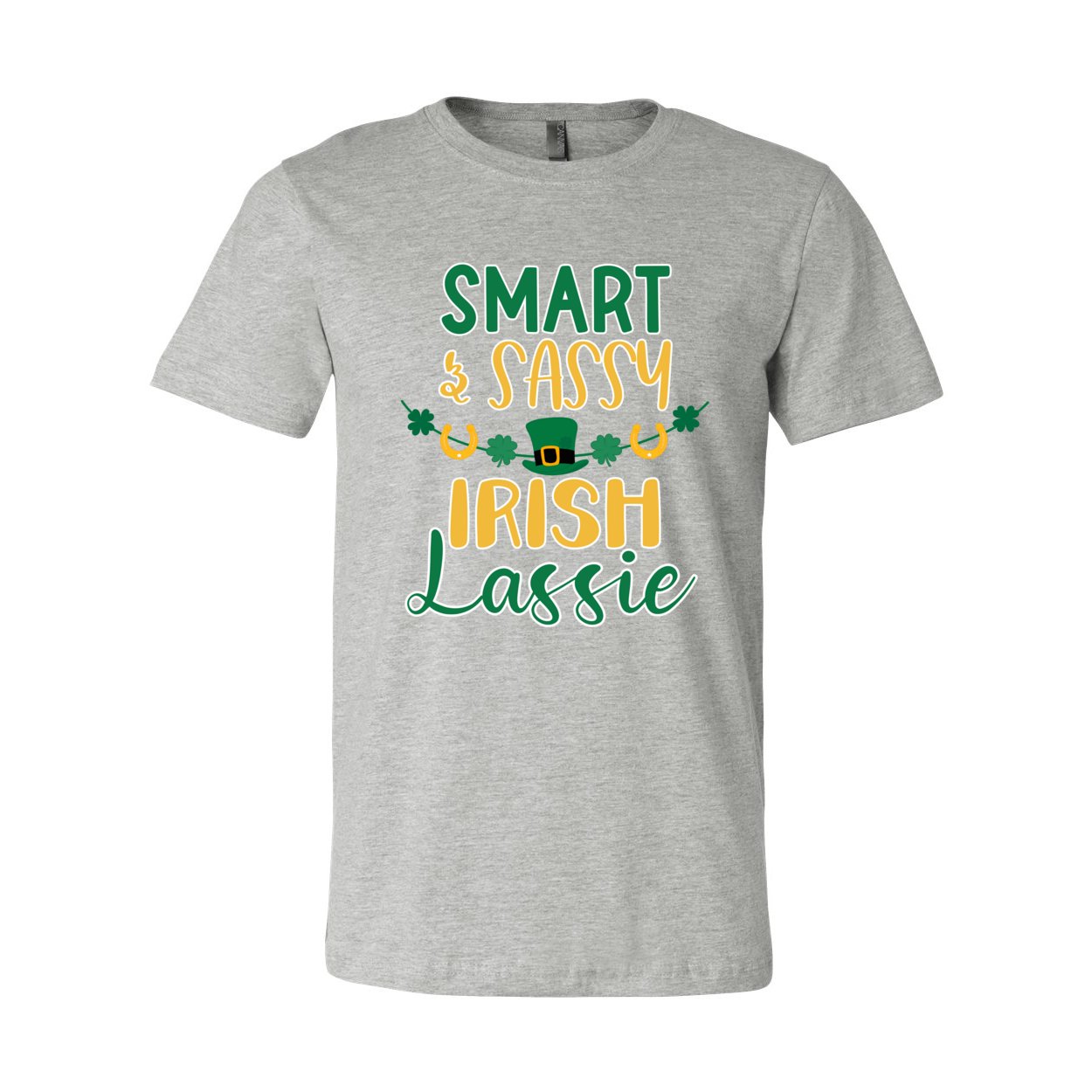 Smart Sassy Lassie Short Sleeve Jersey Tee - T-Shirts - Positively Sassy - Smart Sassy Lassie Short Sleeve Jersey Tee