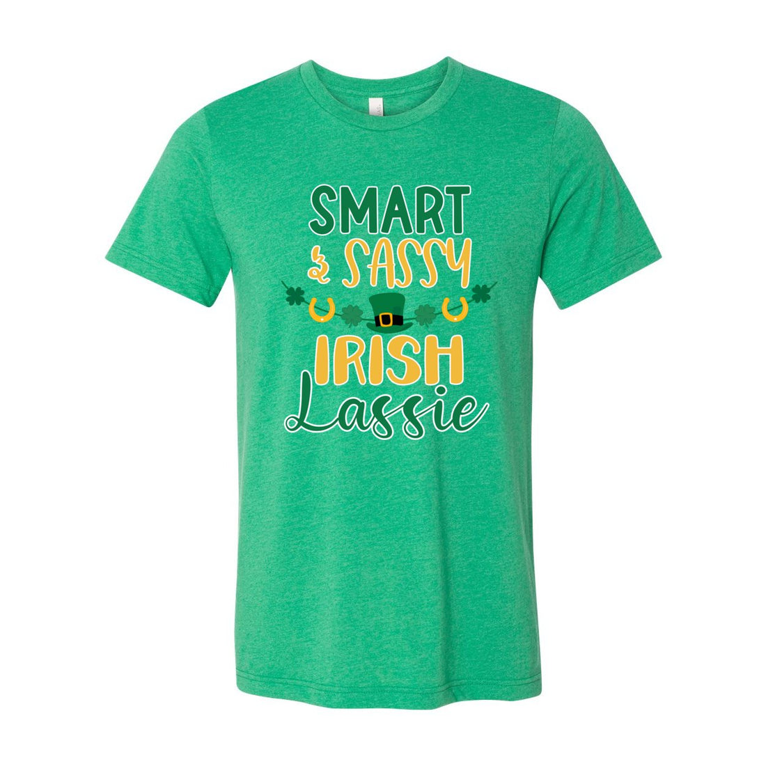 Smart Sassy Lassie Short Sleeve Jersey Tee - T-Shirts - Positively Sassy - Smart Sassy Lassie Short Sleeve Jersey Tee