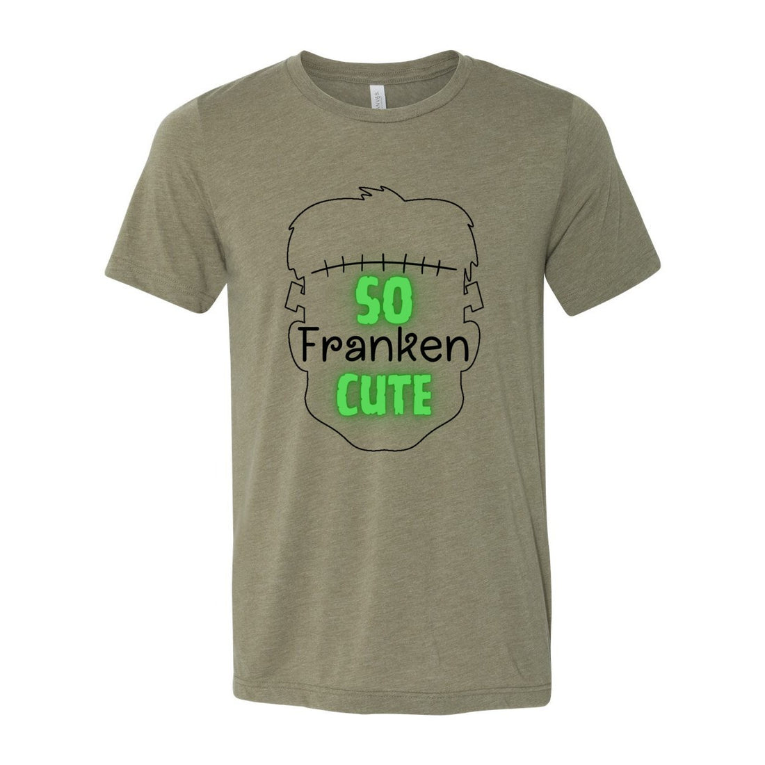 So Fraken Cute Short Sleeve Jersey Tee - T-Shirts - Positively Sassy - So Fraken Cute Short Sleeve Jersey Tee