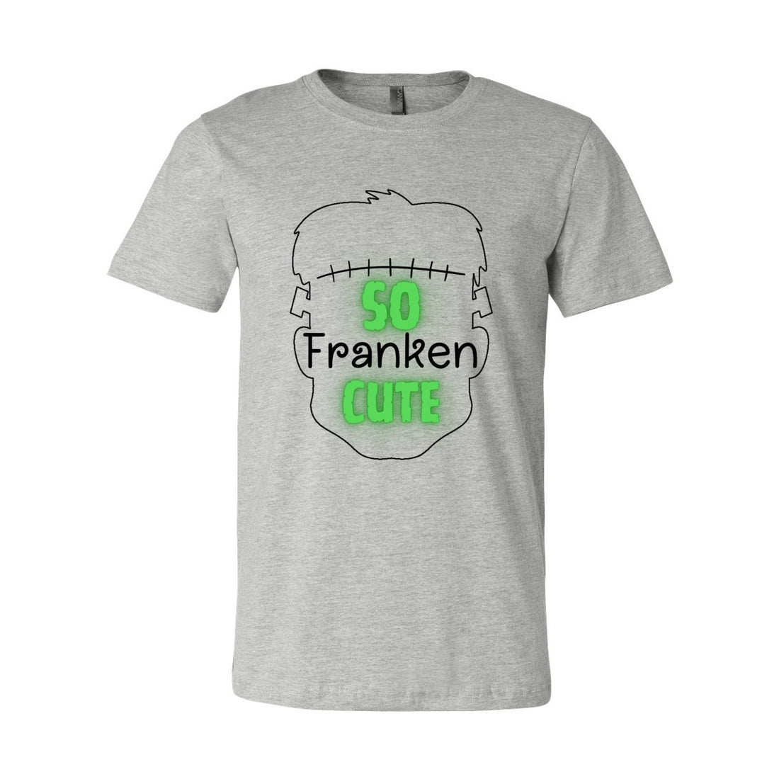 So Fraken Cute Short Sleeve Jersey Tee - T-Shirts - Positively Sassy - So Fraken Cute Short Sleeve Jersey Tee