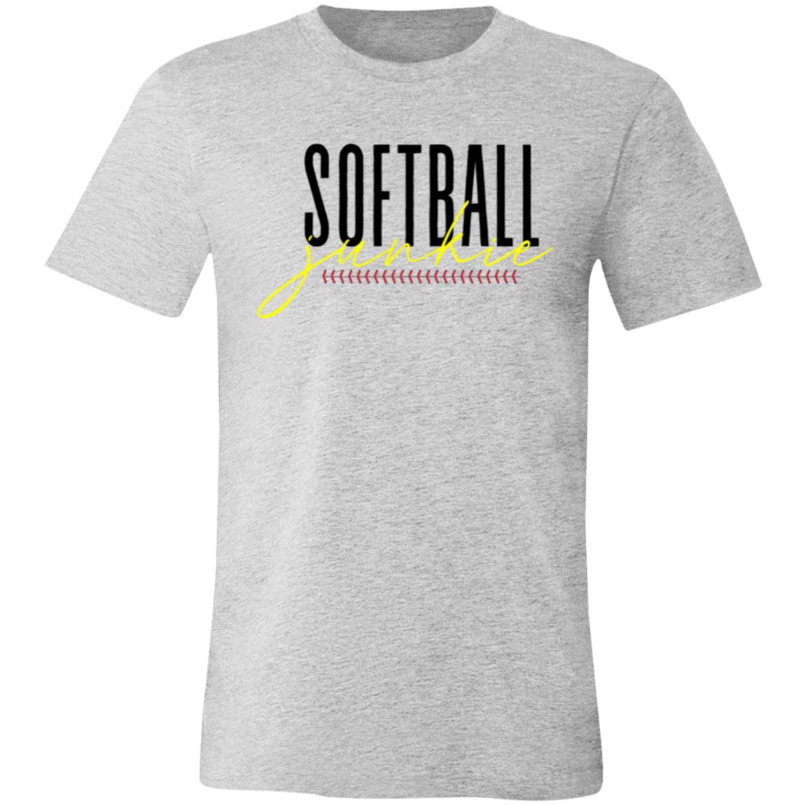 Softball Junkie Short-Sleeve T-Shirt - T-Shirts - Positively Sassy - Softball Junkie Short-Sleeve T-Shirt