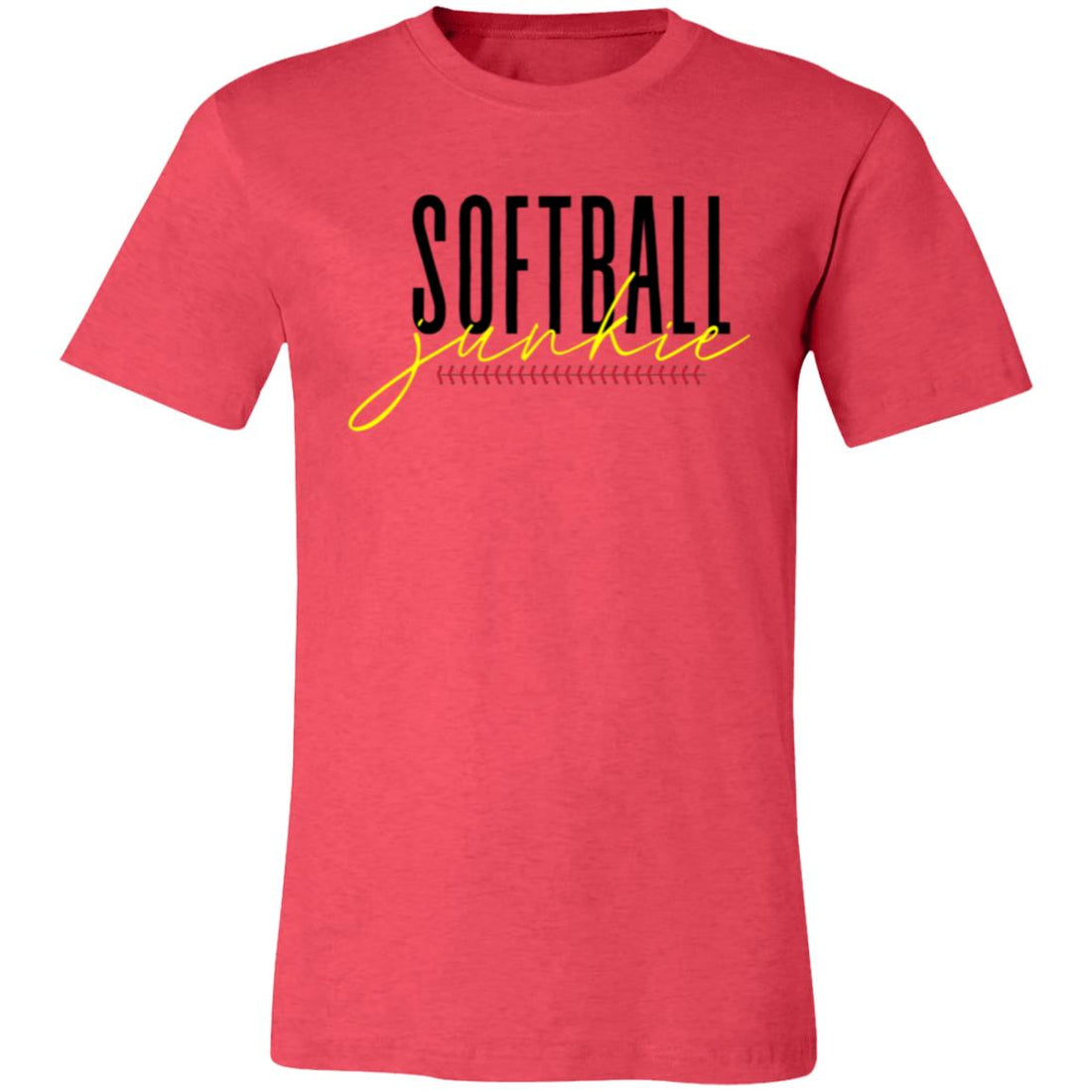 Softball Junkie Short-Sleeve T-Shirt - T-Shirts - Positively Sassy - Softball Junkie Short-Sleeve T-Shirt