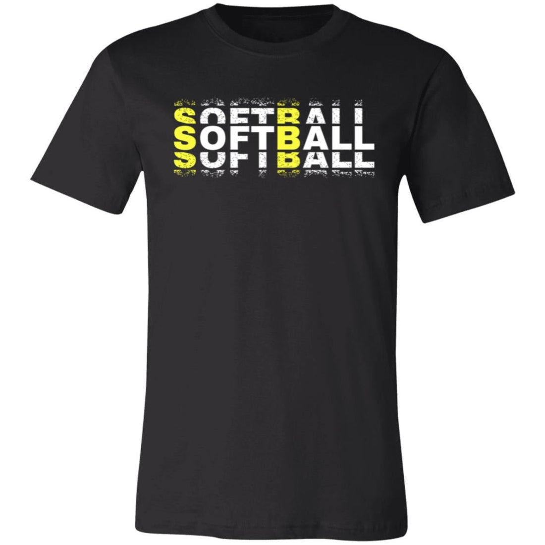 Softball Repeat Short-Sleeve T-Shirt - T-Shirts - Positively Sassy - Softball Repeat Short-Sleeve T-Shirt