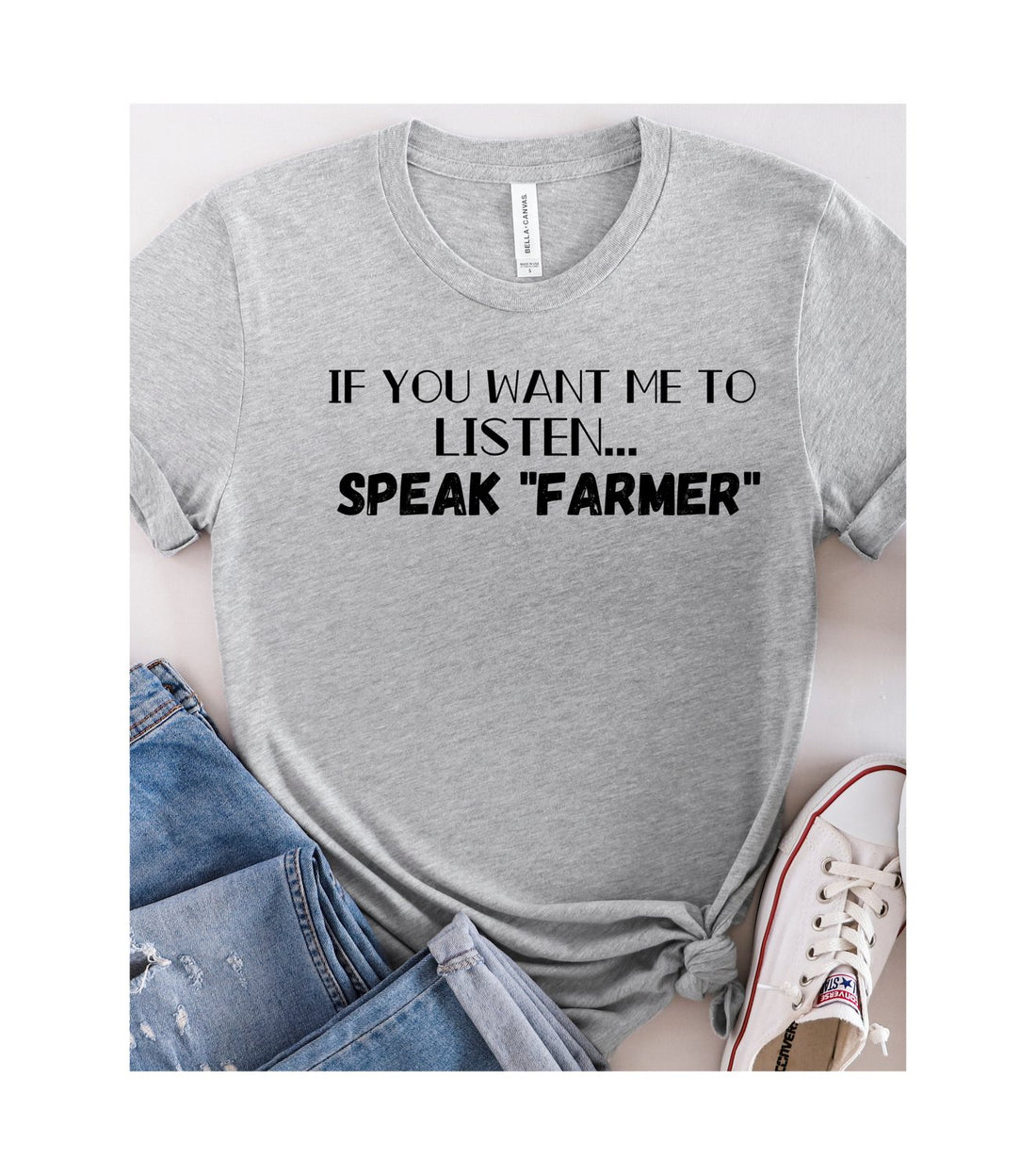 Speak Farmer - T-Shirt - Positively Sassy - Speak Farmer