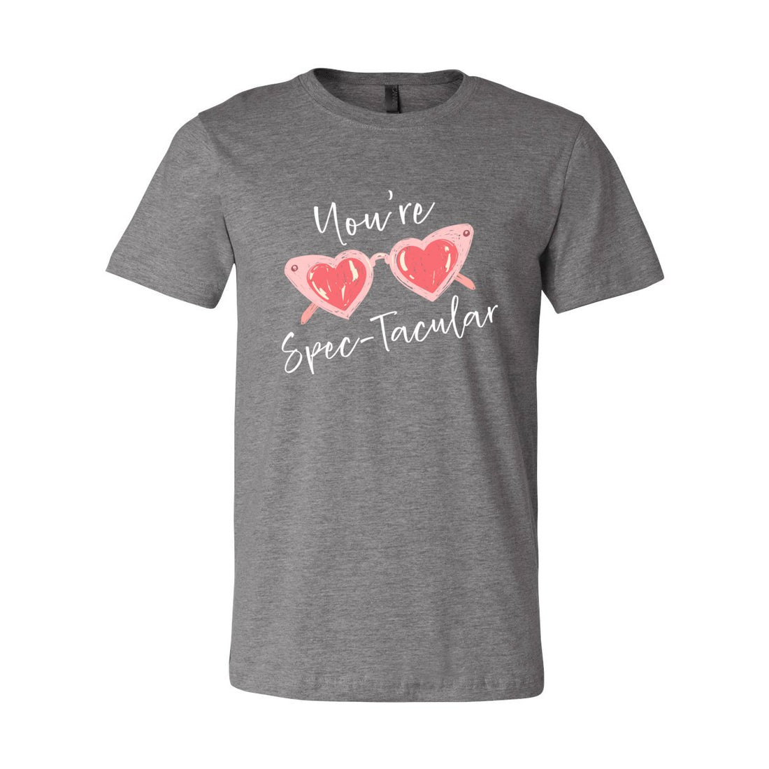 Spec-Tacular Valentine Jersey Tee - T-Shirts - Positively Sassy - Spec-Tacular Valentine Jersey Tee