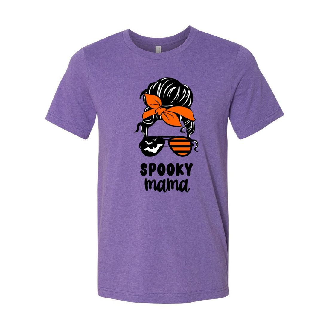 Spooky Mama Short Sleeve Jersey Tee - T-Shirts - Positively Sassy - Spooky Mama Short Sleeve Jersey Tee