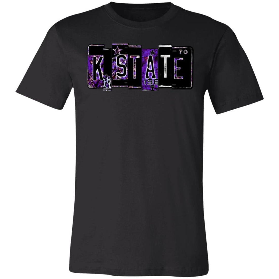 State Plates Short-Sleeve T-Shirt - T-Shirts - Positively Sassy - State Plates Short-Sleeve T-Shirt