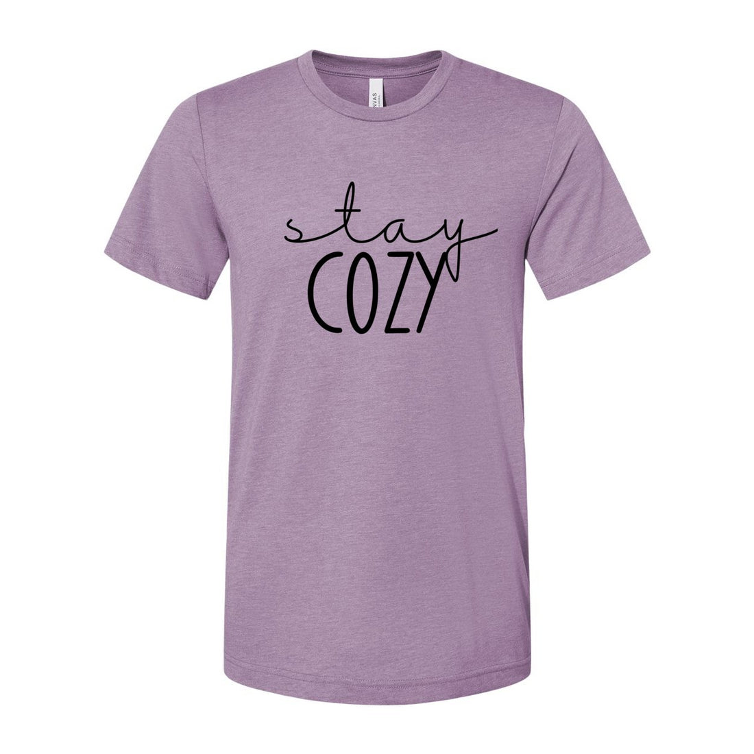 Stay Cozy Short Sleeve Jersey Tee - T-Shirts - Positively Sassy - Stay Cozy Short Sleeve Jersey Tee