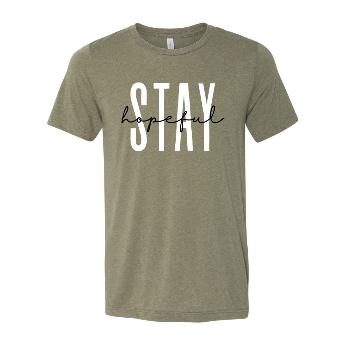 Stay Hopeful Short Sleeve Jersey Tee - T-Shirts - Positively Sassy - Stay Hopeful Short Sleeve Jersey Tee