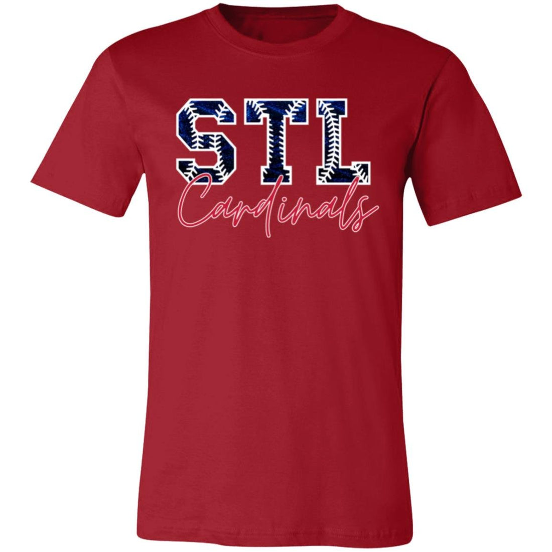 STL Cardinals T-Shirt - T-Shirts - Positively Sassy - STL Cardinals T-Shirt