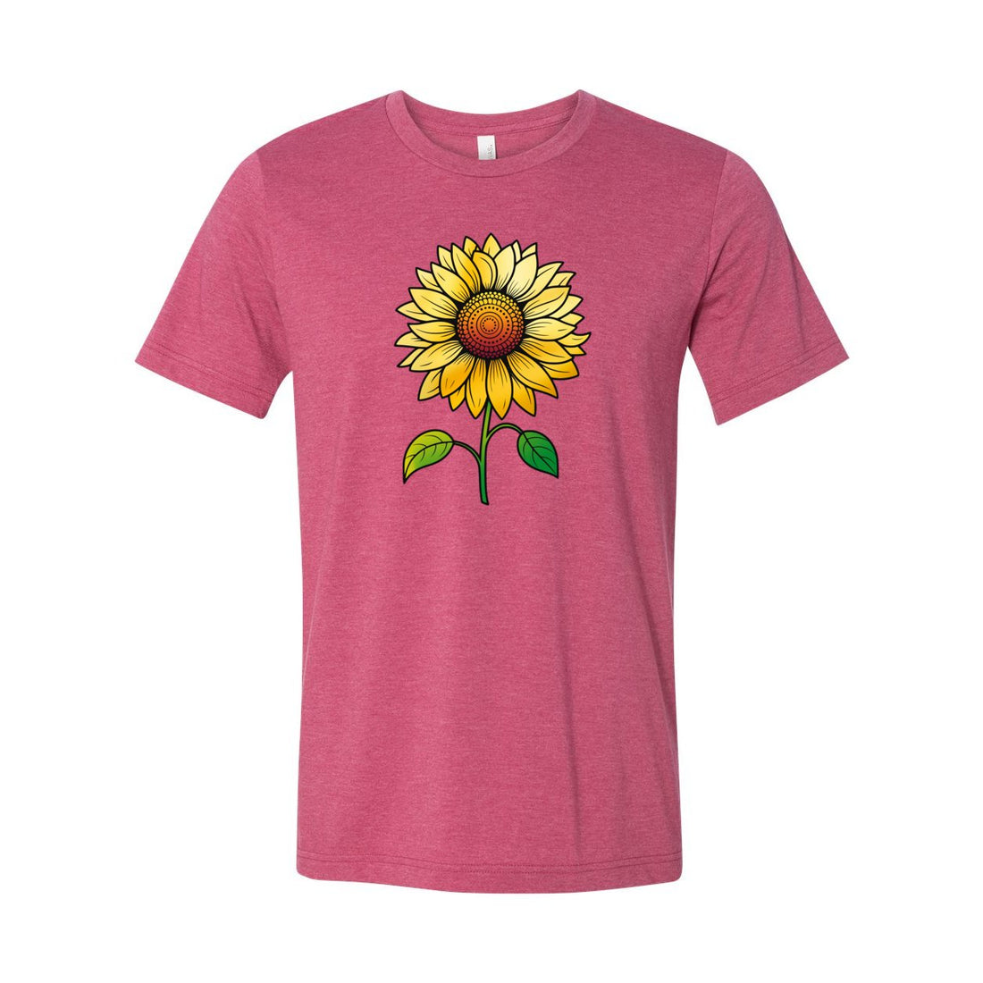 Sunflower Short Sleeve Jersey Tee - T-Shirts - Positively Sassy - Sunflower Short Sleeve Jersey Tee