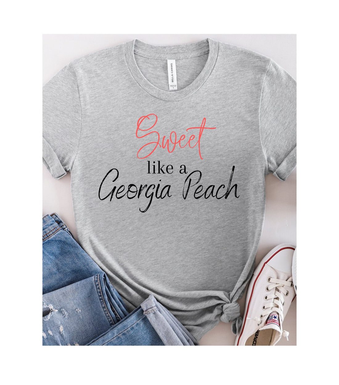 Sweet Like A Georgia Peach - T-Shirt - Positively Sassy - Sweet Like A Georgia Peach