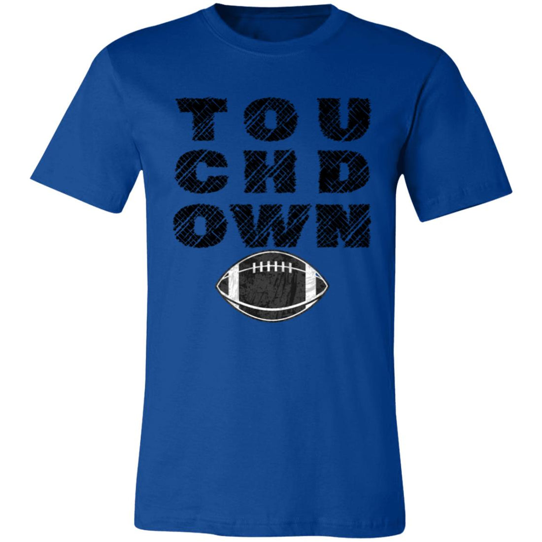 T O U C H D O W N Short-Sleeve T-Shirt - T-Shirts - Positively Sassy - T O U C H D O W N Short-Sleeve T-Shirt