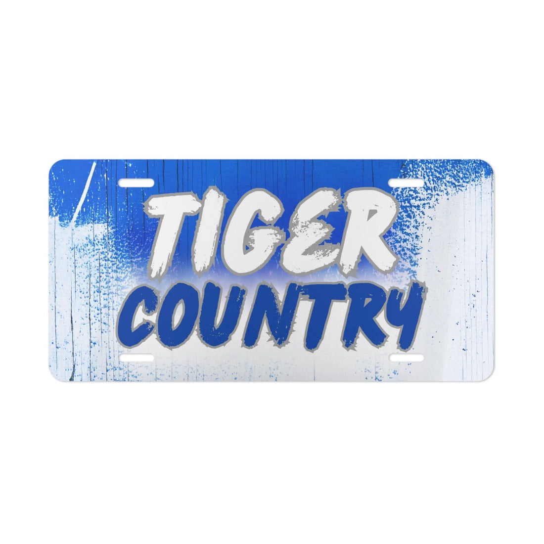Tiger Country License Plate - Accessories - Positively Sassy - Tiger Country License Plate