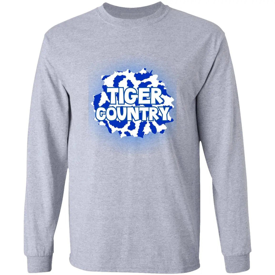 Tiger Country LS Ultra Cotton T-Shirt - T-Shirts - Positively Sassy - Tiger Country LS Ultra Cotton T-Shirt