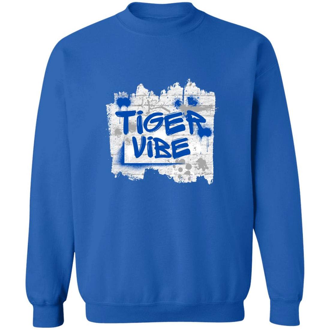 Tiger Vibe Crewneck Pullover Sweatshirt - Sweatshirts - Positively Sassy - Tiger Vibe Crewneck Pullover Sweatshirt