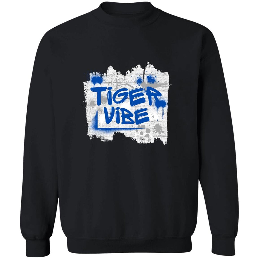 Tiger Vibe Crewneck Pullover Sweatshirt - Sweatshirts - Positively Sassy - Tiger Vibe Crewneck Pullover Sweatshirt