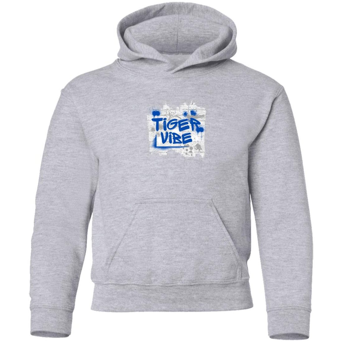 Tiger Vibe Youth Pullover Hoodie - Sweatshirts - Positively Sassy - Tiger Vibe Youth Pullover Hoodie