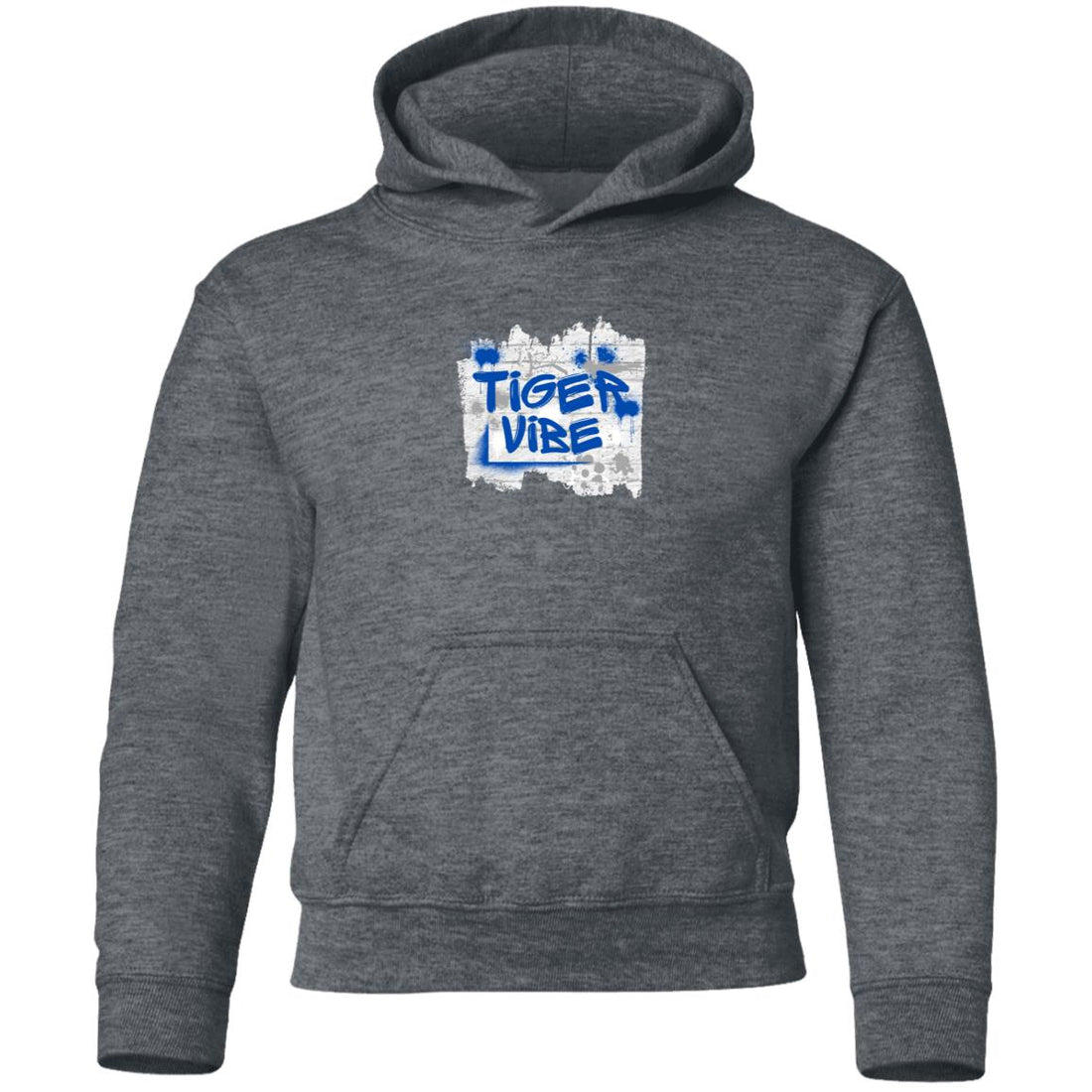Tiger Vibe Youth Pullover Hoodie - Sweatshirts - Positively Sassy - Tiger Vibe Youth Pullover Hoodie