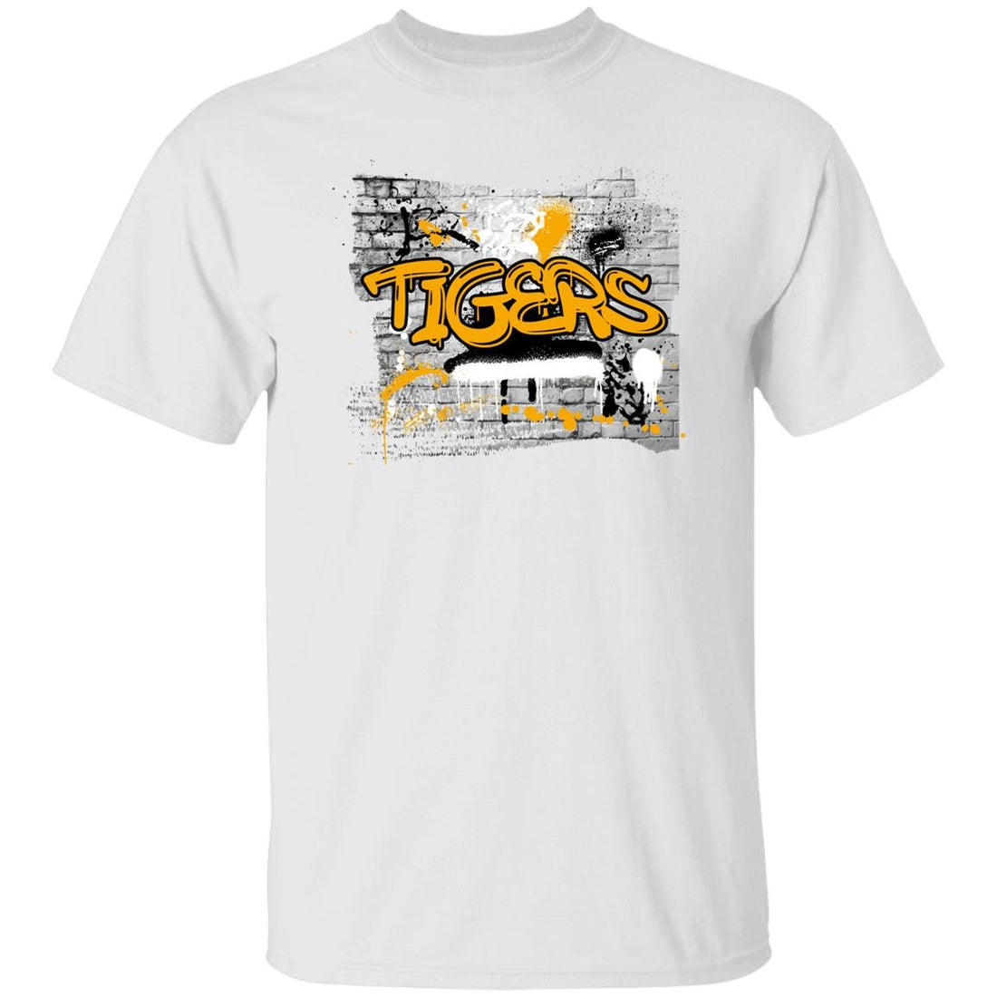 Tigers Graffiti T-Shirt - T-Shirts - Positively Sassy - Tigers Graffiti T-Shirt