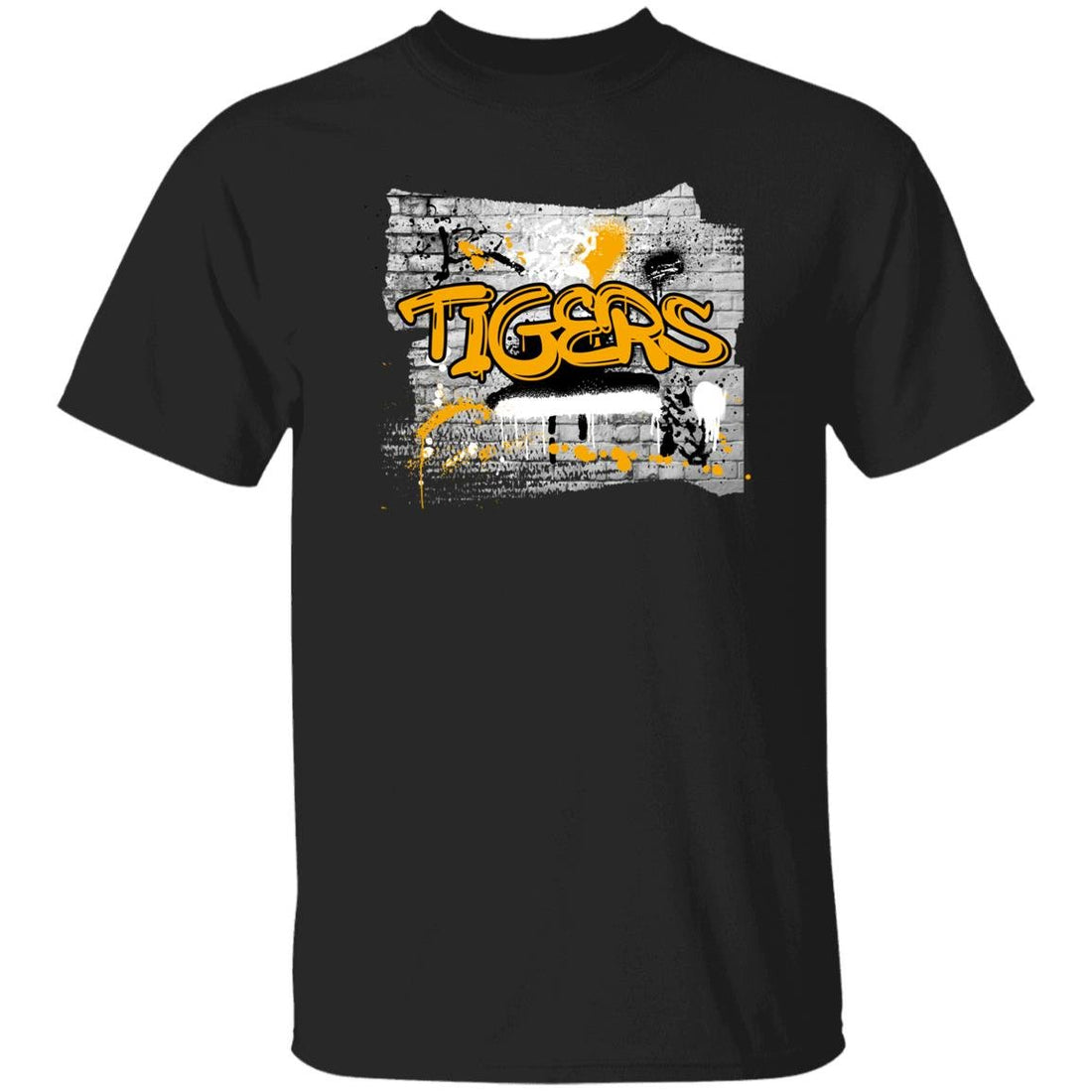 Tigers Graffiti T-Shirt - T-Shirts - Positively Sassy - Tigers Graffiti T-Shirt