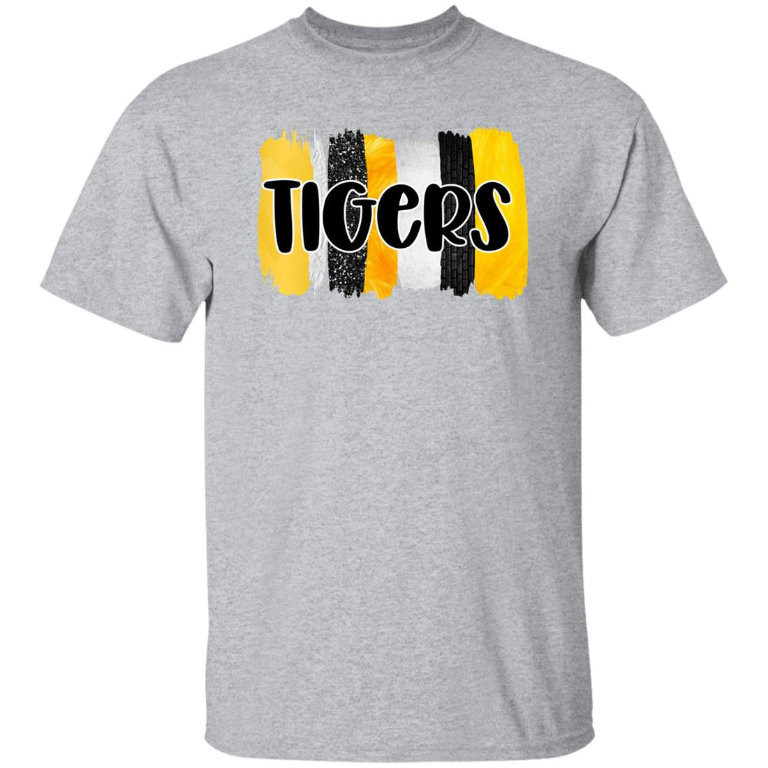 Tigers Paint Swipe T-Shirt - T-Shirts - Positively Sassy - Tigers Paint Swipe T-Shirt