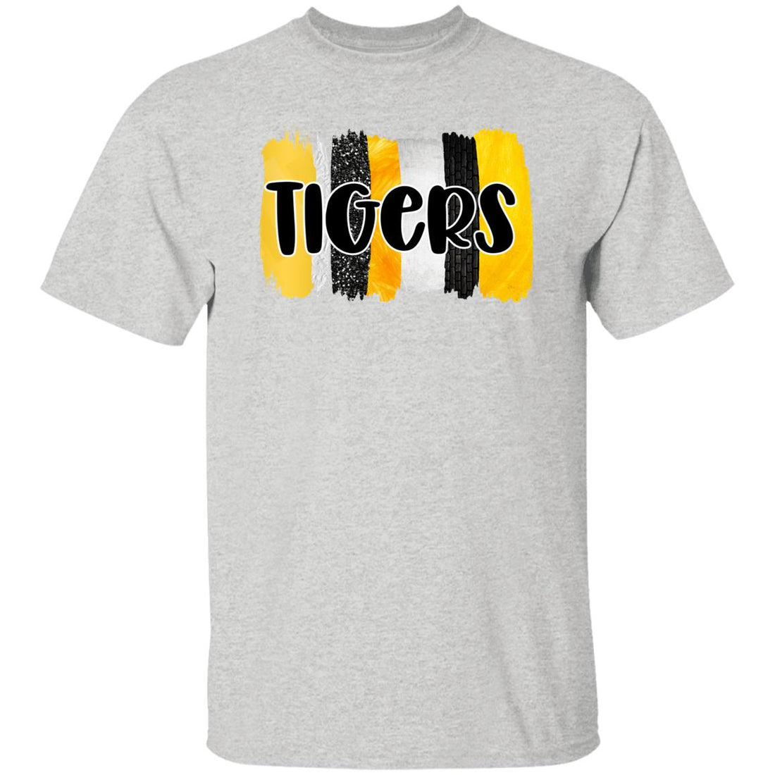 Tigers Paint Swipe T-Shirt - T-Shirts - Positively Sassy - Tigers Paint Swipe T-Shirt