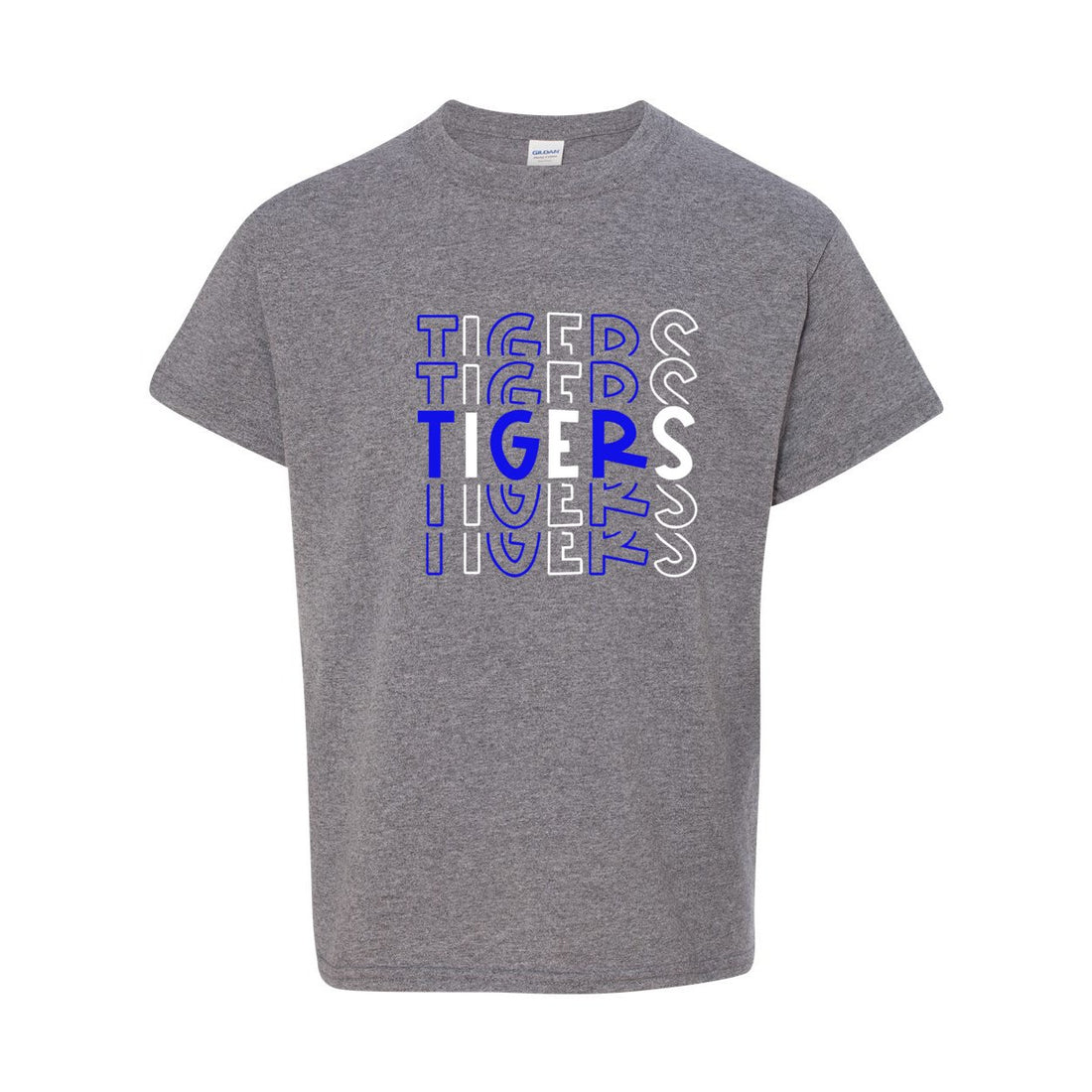 Tigers Repeat Heavy Cotton™ Youth T-Shirt - T-Shirts - Positively Sassy - Tigers Repeat Heavy Cotton™ Youth T-Shirt