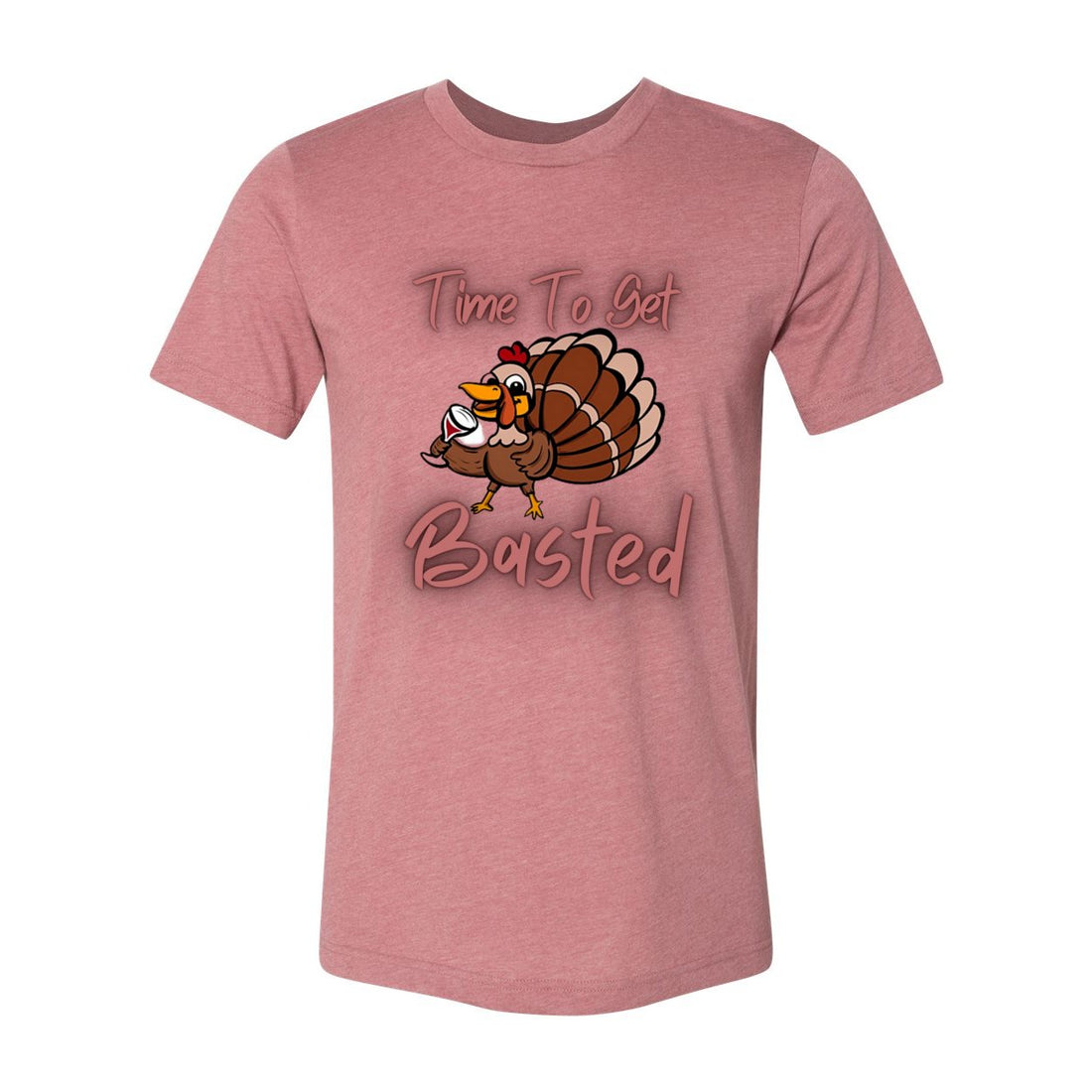 Time To Get Basted Short Sleeve Jersey Tee - T-Shirts - Positively Sassy - Time To Get Basted Short Sleeve Jersey Tee