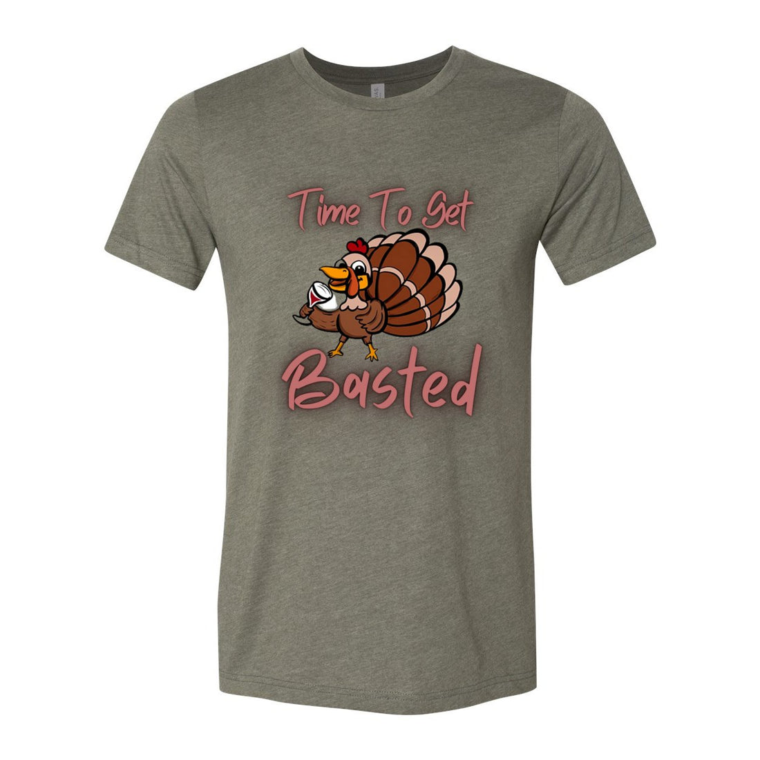 Time To Get Basted Short Sleeve Jersey Tee - T-Shirts - Positively Sassy - Time To Get Basted Short Sleeve Jersey Tee
