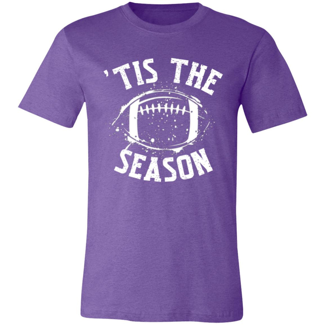 Tis The Season Football Short-Sleeve T-Shirt - T-Shirts - Positively Sassy - Tis The Season Football Short-Sleeve T-Shirt