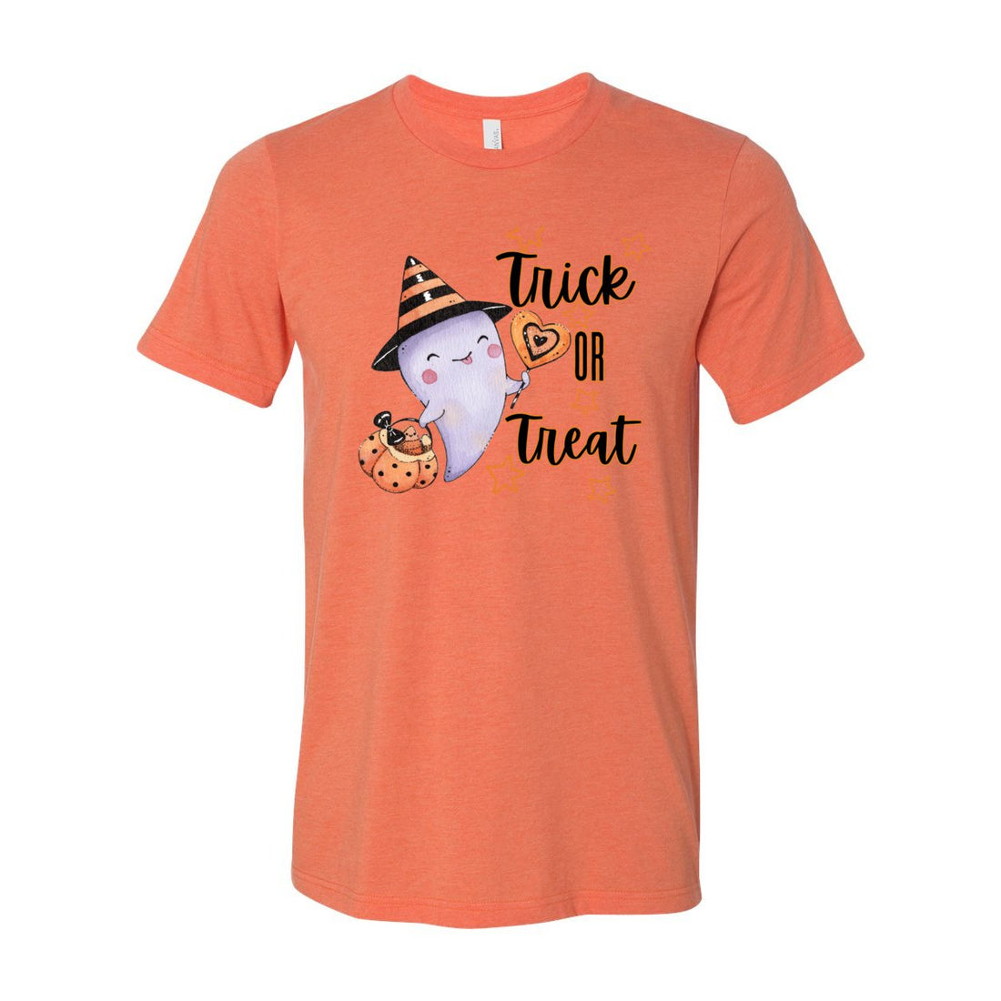 Trick Or Treat Short Sleeve Jersey Tee - T-Shirts - Positively Sassy - Trick Or Treat Short Sleeve Jersey Tee