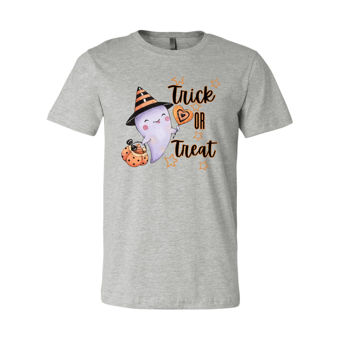 Trick Or Treat Short Sleeve Jersey Tee - T-Shirts - Positively Sassy - Trick Or Treat Short Sleeve Jersey Tee