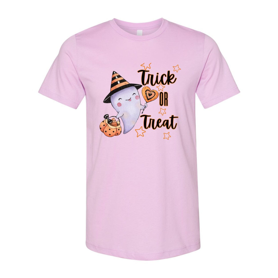 Trick Or Treat Short Sleeve Jersey Tee - T-Shirts - Positively Sassy - Trick Or Treat Short Sleeve Jersey Tee