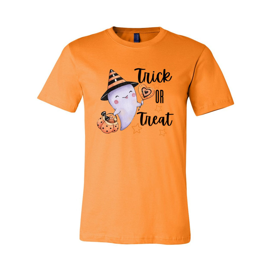 Trick Or Treat Short Sleeve Jersey Tee - T-Shirts - Positively Sassy - Trick Or Treat Short Sleeve Jersey Tee