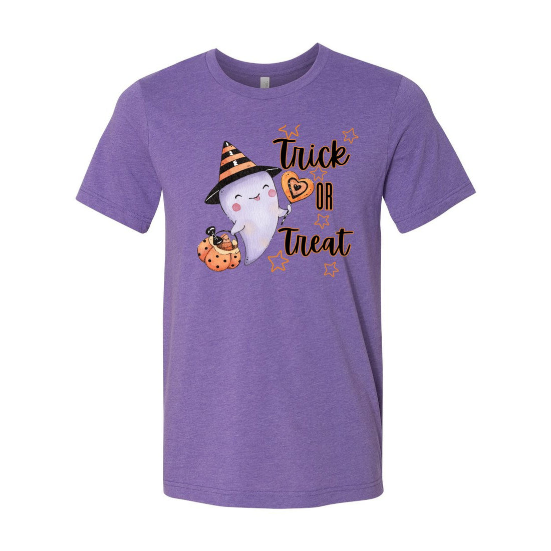 Trick Or Treat Short Sleeve Jersey Tee - T-Shirts - Positively Sassy - Trick Or Treat Short Sleeve Jersey Tee