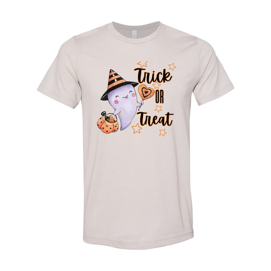 Trick Or Treat Short Sleeve Jersey Tee - T-Shirts - Positively Sassy - Trick Or Treat Short Sleeve Jersey Tee