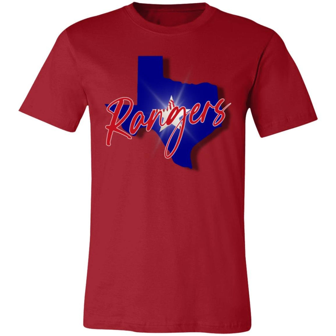 TX Baseball Short-Sleeve T-Shirt - T-Shirts - Positively Sassy - TX Baseball Short-Sleeve T-Shirt