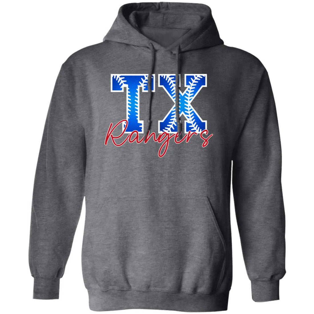 TX Rangers Hoodie - Sweatshirts - Positively Sassy - TX Rangers Hoodie