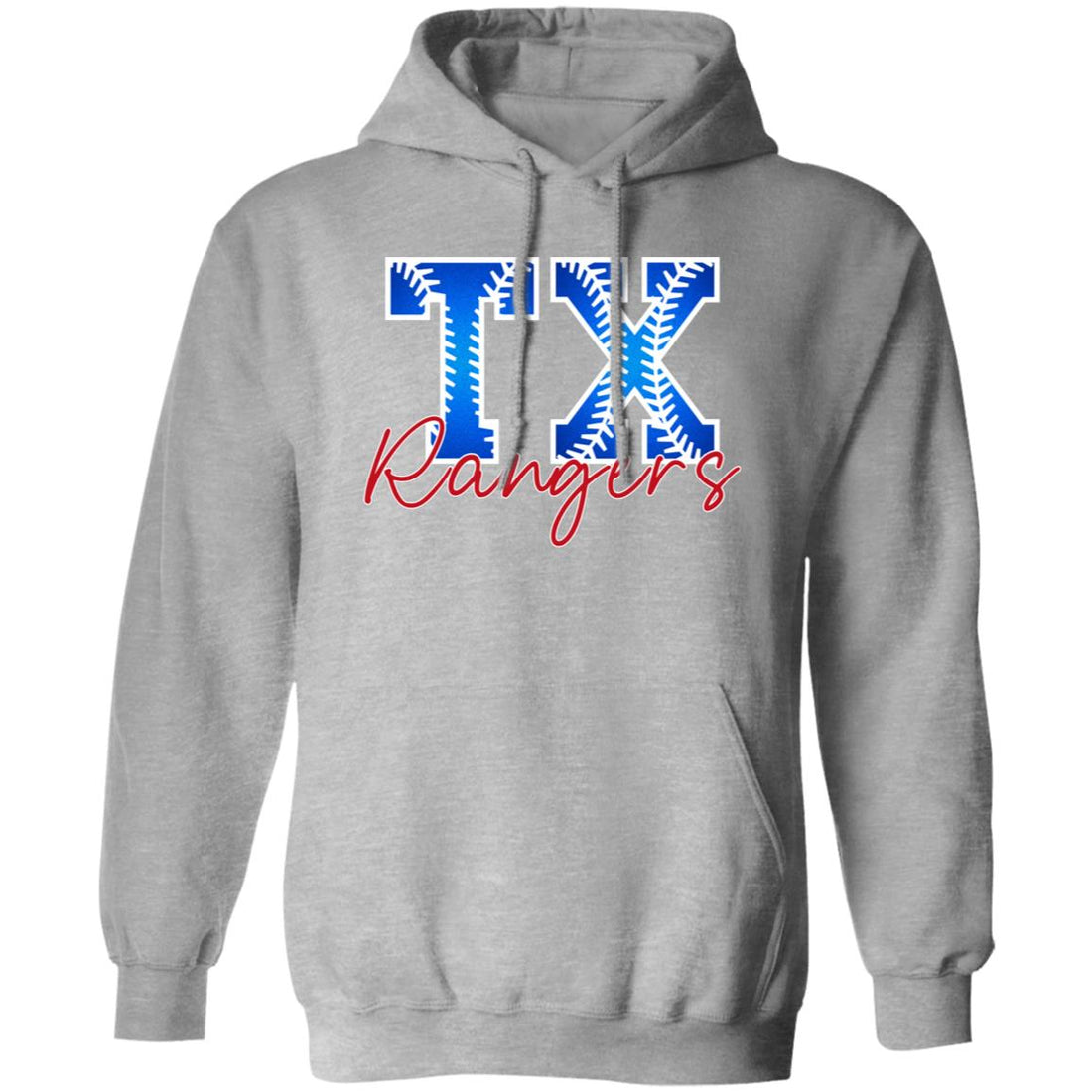 TX Rangers Hoodie - Sweatshirts - Positively Sassy - TX Rangers Hoodie