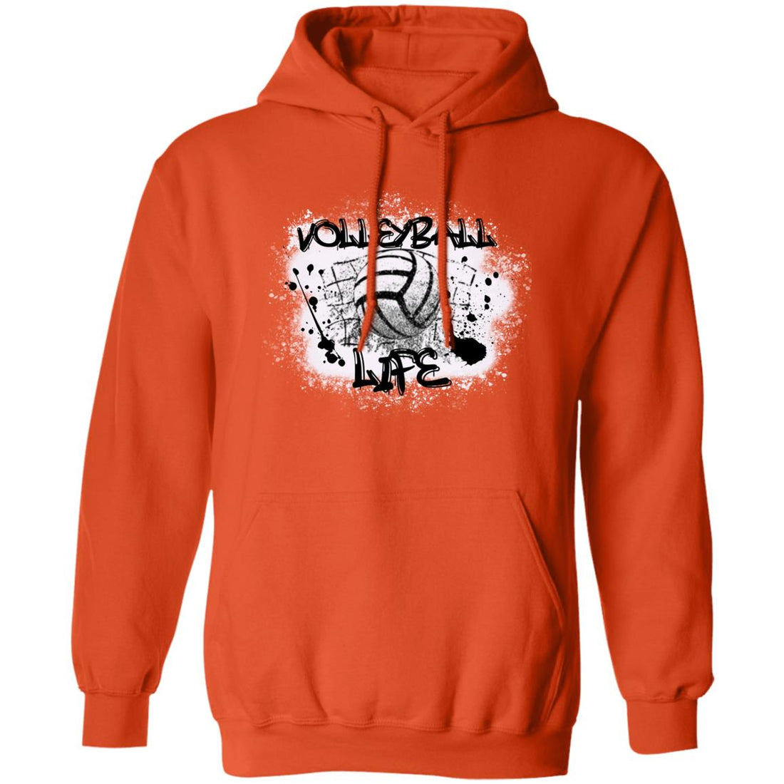 Volleyball Life Pullover Hoodie - Sweatshirts - Positively Sassy - Volleyball Life Pullover Hoodie