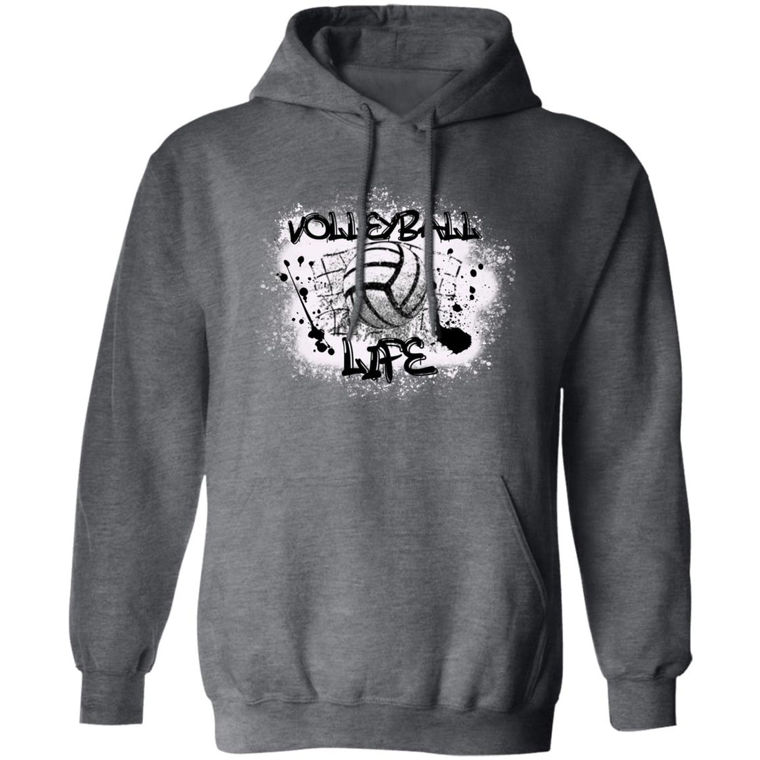 Volleyball Life Pullover Hoodie - Sweatshirts - Positively Sassy - Volleyball Life Pullover Hoodie