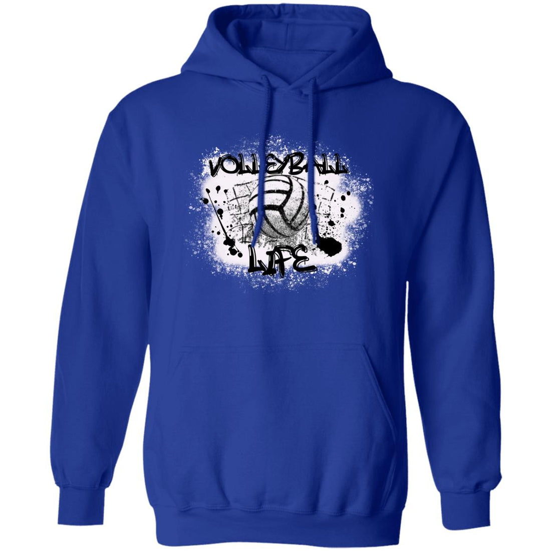 Volleyball Life Pullover Hoodie - Sweatshirts - Positively Sassy - Volleyball Life Pullover Hoodie