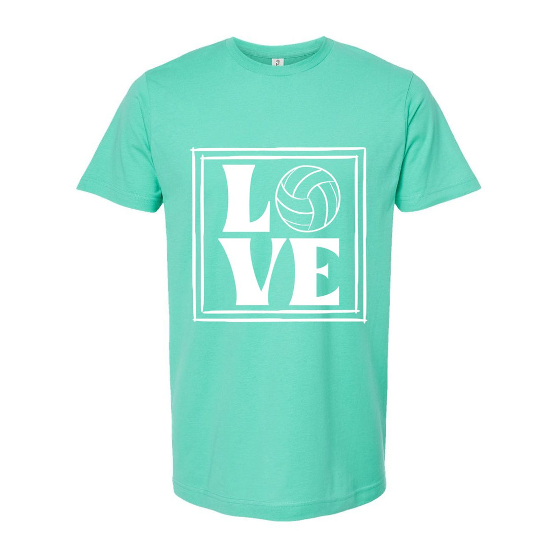 Volleyball LOVE Unisex Fine Jersey T-Shirt - T-Shirts - Positively Sassy - Volleyball LOVE Unisex Fine Jersey T-Shirt