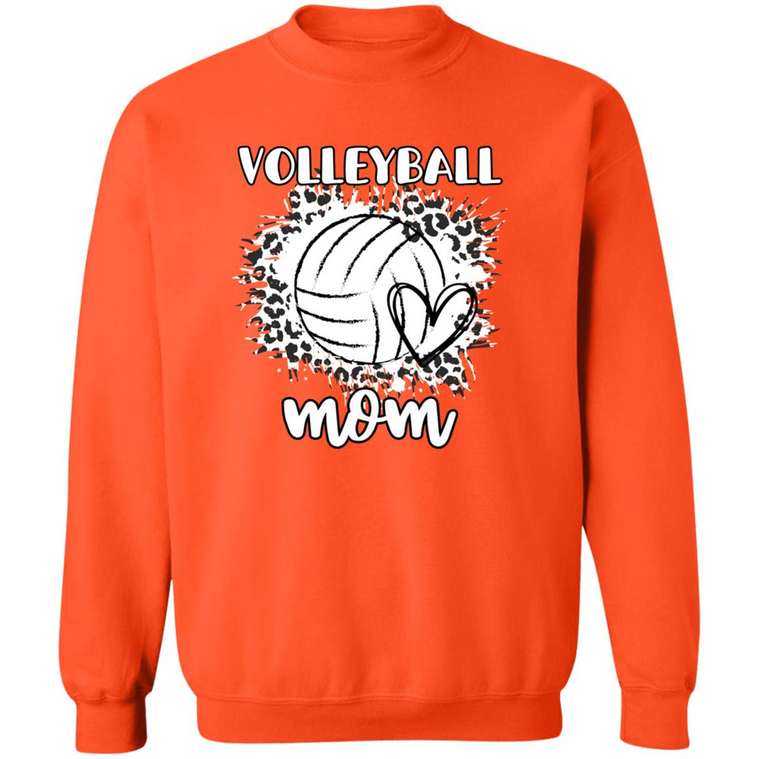 Volleyball Mom Crewneck Pullover Sweatshirt - Sweatshirts - Positively Sassy - Volleyball Mom Crewneck Pullover Sweatshirt